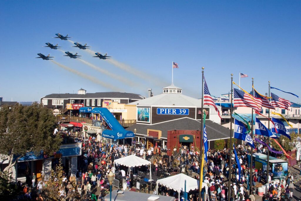 Fleet Week on PIER 39 in San Francisco • Pier Market