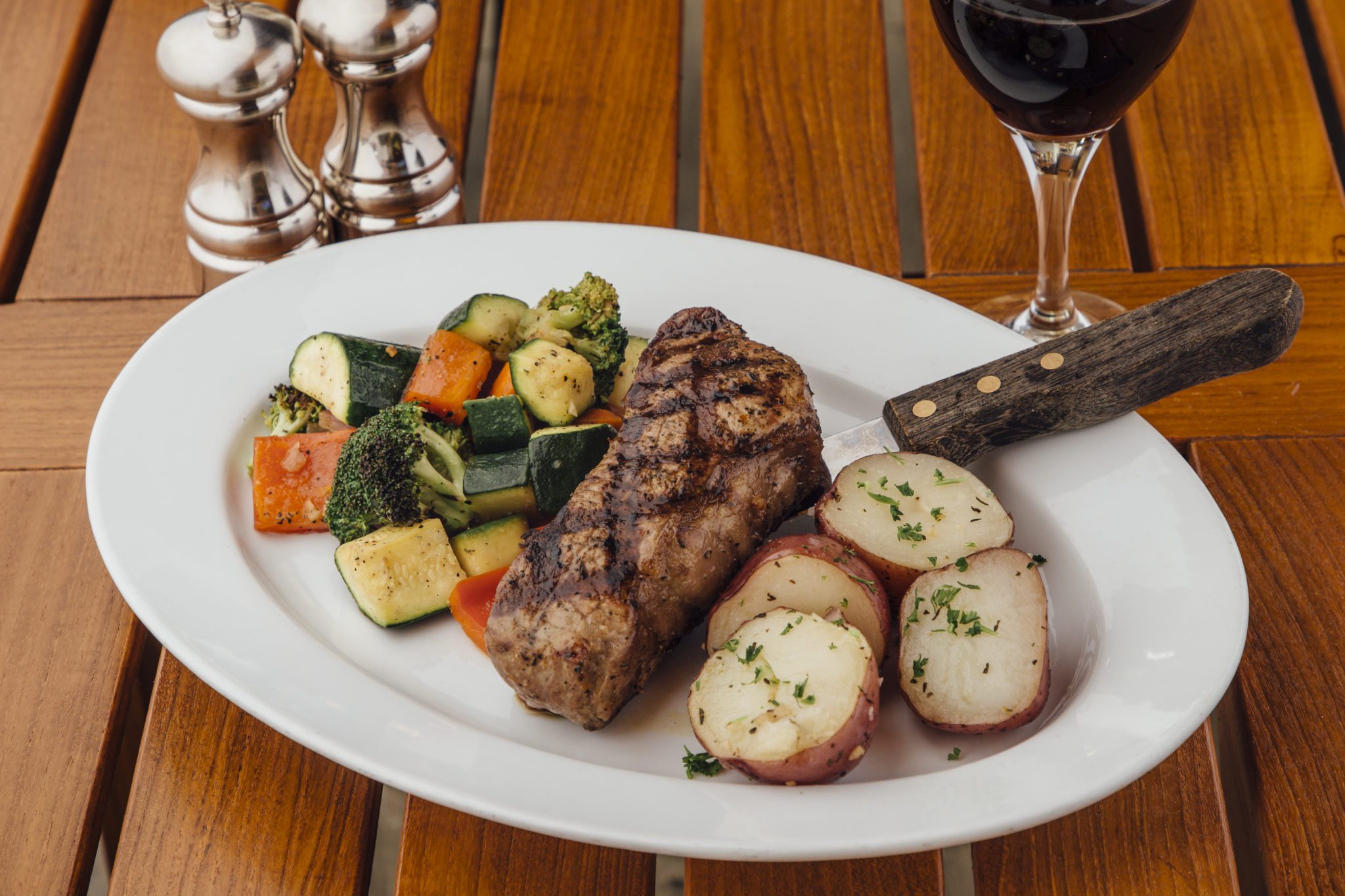 Best Wine With Steak Tips From Pier Market on PIER 39