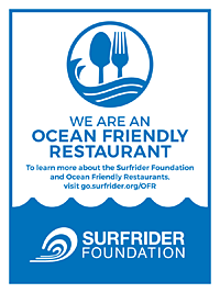 Surfrider Foundation - Ocean Friendly Restaurant